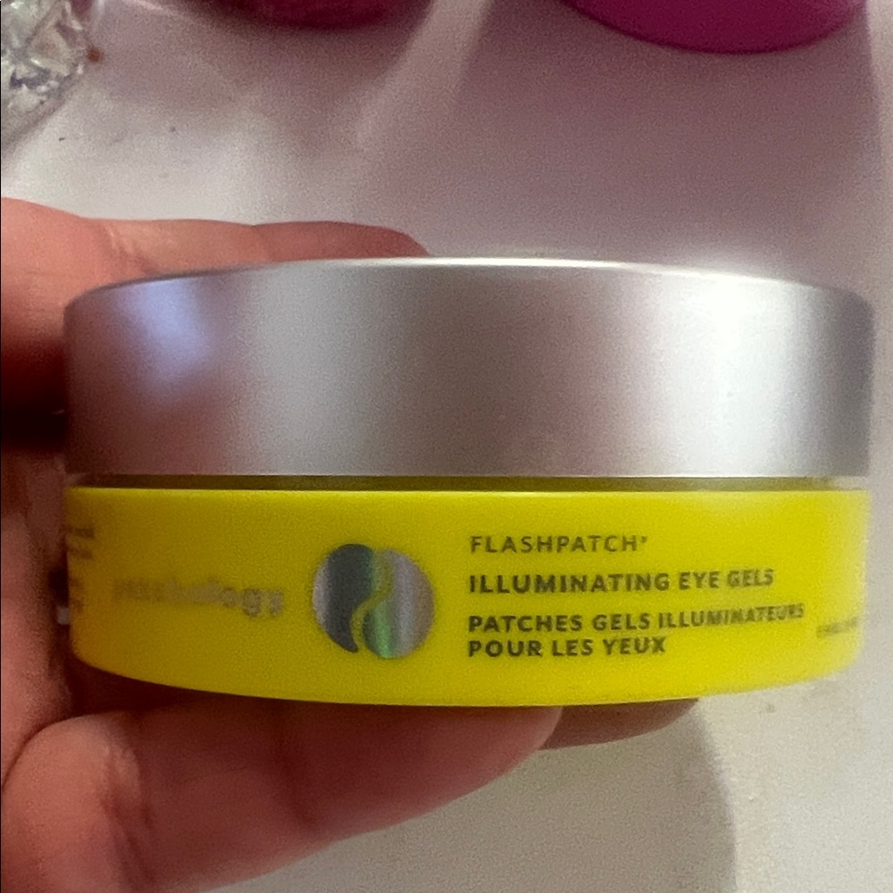 Patchology FlashPatch Illuminating Eye Gels - Bright Yellow and Sleek Silver